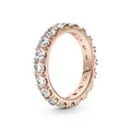 PANDORA ROSE Timeless Ring &quot;funkelnde Reihe&quot; 14k rosévergoldet, Zirkonia 180050C01 58