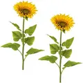 Creativ-green Kunstblume Sonnenblume XL, gelb, Höhe 110 cm, 2 Stück