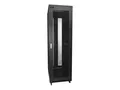 StarTech.com 4-Pfosten 42HE Server Rack Gehäuse, 19" Serverschrank - Schrank Netzwerkschrank - bodenstehend - Schwarz - 42HE - 48.3 cm (19")