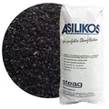 Asilikos Strahlmittel 0,25-1,4 mm 25 kg Schmelzkammerschlacke, Oberflächenbearbeitung, Strahlgut für effektives Sandstrahlen, mineralischer Strahlsand mit stark abrasiver Wirkung, hoher Eisenanteil