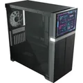 Valkyrie PC-Gehäuse Valkyrie VK02 LCD, Tower-Gehäuse, (Tempered schwarz