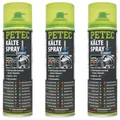 Petec 3x Kältespray Kaltspray Freez 400ml