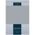 Janine Topper Comfort Jersey Spannbetttuch 180x200 cm - 200x220 cm | platin - grau