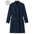 Schiesser Bademantel Elegant Kimono blau XL (56/58)
