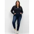 Sheego Bequeme Jeans Jeans blau 116