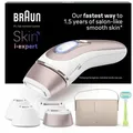 Braun IPL-Haarentferner Smart Skin i·expert PL7387, 4 Aufsätze für Gesicht & Körper, Venus Rasierer & Aufbewahrungsbox braun