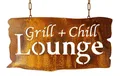 Rost Schild Grill und Chill 24x46cm Edelrost Gartenschild BBQ grillen Gartendeko