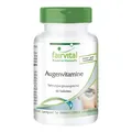 Augenvitamine 60 Tabletten, komplettes Multivitamin + Augenvitalstoffe fairvital