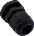 InLine Kabeldurchführung PG 7 Nylon IP68 3,5-6mm, schwarz, 10 Stück, Neopren, Nylon, Schwarz, 43 g, 80 mm, 120 mm, 25 mm