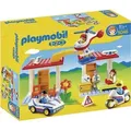 PLAYMOBIL 5046 - Krankenhaus mit Sanitäter und Polizist-Set