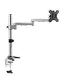 RICOO Monitor Halterung 1 Monitor TS1711 höhenverstellbar Arm Halter für 13-32 Zoll schwenkbar Bildschirmhalterung Arme neigbar Tischhalterung Bildschirm VESA 75x75 100x100 Monitorhalter