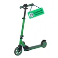 HUDORA Scooter Up 145 Junior - pine/grass - Hochwertiger & sicherer Kinder Roller ab 3 Jahre - City Roller mit 145 mm Rollen - bis 60 kg