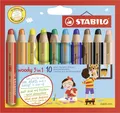 Stabilo Woody Buntstifte - 10 Farben