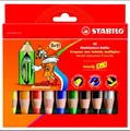 STABILO WOODY AQUARELL-FARBSTIFT 10 STÜCK PACKUNG MULTITALENT-STIFT 3 IN1 NEU