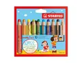 Stabilo Woody 3in1 farbige Stifte - 10 Farben