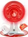 Vitaltherm Infrarotlampe RW 150 Rotlichtlampe Wärmelampe – Infrarotlampe mit Timer & Dimmer, Wohltuende Wärme