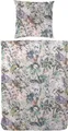 Primera Bettwäsche Mako-Satin Bettwäsche Levin, Mako-Satin, 2 teilig, mit extravaganten Blumen-Prints