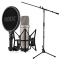 Rode NT1 5th Generation XLR USB Studio-Mikrofon + Mikrofonständer