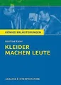Kleider machen Leute von Gottfried Keller. Textanal... | Buch | Zustand sehr gut