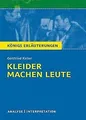 Kleider machen Leute von Gottfried Keller. Textanalyse u... | Buch | Zustand gut