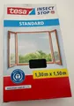 tesa Insect Stop STANDARD Fliegengitter Fenster Insektenschutz 130 cm x 150cm