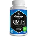 BIOTIN 10 mg hochdosiert+Zink+Selen Tabletten 365 St PZN 12580505