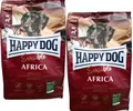 2 x 12,5 kg Happy Dog Sensible Africa Strauß (€ 5,97/kg) Trockenfutter Hund