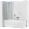 Rea Badewannenaufsatz Lagos 80 Chrome - Silber