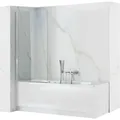 Rea - Badewanneaufsatz Lagos Fix 80 Chrome