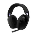 Logitech G G321 Lightspeed kabelloses Bluetooth-Gaming-Headset, dynamischer Komfort und Passform, 16-kHz-Schwingmikrofon, über 20 Std. Akkulaufzeit, PC, PS4, PS5, Nintendo Switch, Mobilgerät – Schwarz