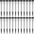 tectake® 24-er Set LED-Solarlampen 4,7 x 37 cm - Silber