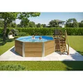 Weka Swimming Pool Set Korsika 8-eckig ø 397 cm Höhe 116 cm