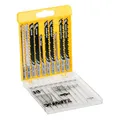 Dewalt Stichsägeblätter-Set DT2290 (10-tlg. Set, für gerade sowie Kurvenschnitte in Naturholz, Holz, mit Nägeln) 1 Set