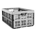 keeeper Stabile Klappbox Ida, Stabiler Kunststoff (PP), 48 x 35 x 23 cm, 32 l, Nordic Grey