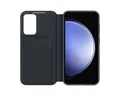 Samsung Galaxy S23 FE Smart View Flip Case EF-ZS711, Schwarz, Wallet Hülle
