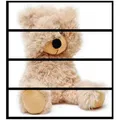Wallario Möbelfolie Süßer Teddybär braun