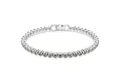Swarovski Tennisarmband Imber Tennis Armband Rundschliff, Schwarz, Rhodiniert 5734238