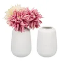 Vasen-Set Blumenvase Dekovase Keramikvase Tischvase Steingutvase Vase 2er Set