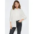ONLY Longbluse ONLTHYRA OVERSIZED SHIRT NOOS WVN weiß S (36)