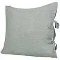beties Heimtextil Kissenbezug, Grau, Naturmaterialien, Uni, Quadratisch, 80x80 cm, Oeko-Tex® Standard 100, Hergestellt in Europa, Schlaftextilien, Bettwäsche