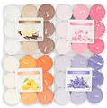 72 Teelichter 4x18 Stück Lavendel Rose Vanille Orange Duftkerzen Deko Kerzen Aroma Duft