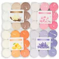 72 Teelichter 4x18 Stück Lavendel Rose Vanille Orange Duftkerzen Deko Kerzen