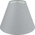 Wogati® Premium Lampenschirm | Größe: S | ØU:20cm | Farbe: Grau | E14/E27 | konisch | Baumwolle | für Stehlampen, Hängelampen, Tischlampen, Deckenlampen