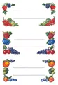 HERMA 3784 10x Küchenetiketten Beerenarrangements Einmachgläser