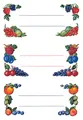 HERMA Haushalts Etiketten Beerenarrangements 76 x 35 mm 4 Blatt à 3 Etiketten