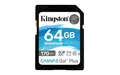 Kingston SDG3/64GB SD Speicherkarte ( 64GB SDXC Canvas Go Plus 170R C10 UHS-I U3 V30 )