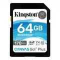 740617301397 SD 64GB Canvas Go Plus 170/70MB/s CL10 U3 V30 Kingston