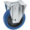 Bockrolle Elastik Blau Platte 100 Mm 150 Kg - Dörner+helmer