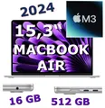 ✅ Apple MacBook AIR 15,3", M3 ☑️ 512GB ☑️ 16GB ☑️ silber MXD23D/A wie neu RgMwSt