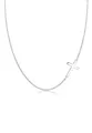 Elli Kette mit Anhänger mit Kreuz Schlicht 925 Sterling Silber, Kreuz